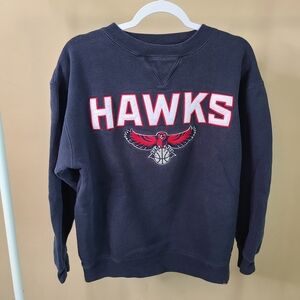 NBA Hawks Dark Blue Crewneck Sweater
